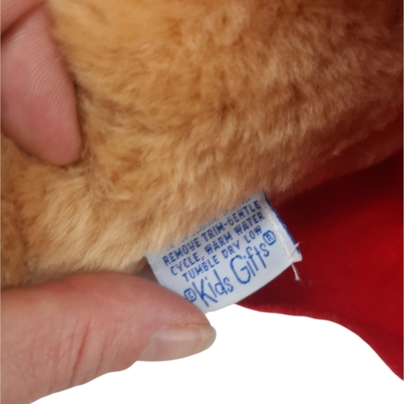 16'' Vintage Sears PADDINGTON BEAR Plush Toy Green Hat Red Coat Teddy - Picture 10 of 10
